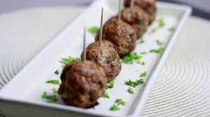 delicious food and drinks - Baked Lebanese Lamb Meatballs.jpg